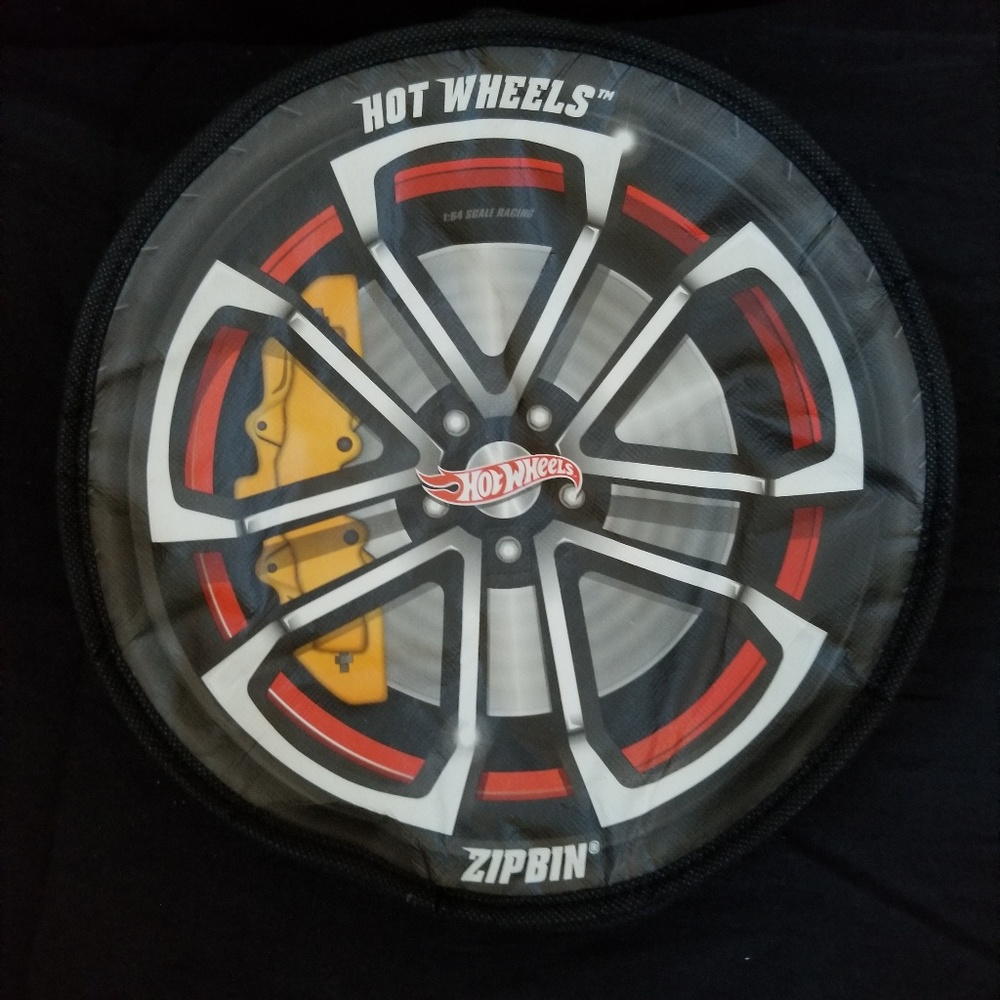 Hot Wheels Zipbin Kids Toy Car Accessory Bag